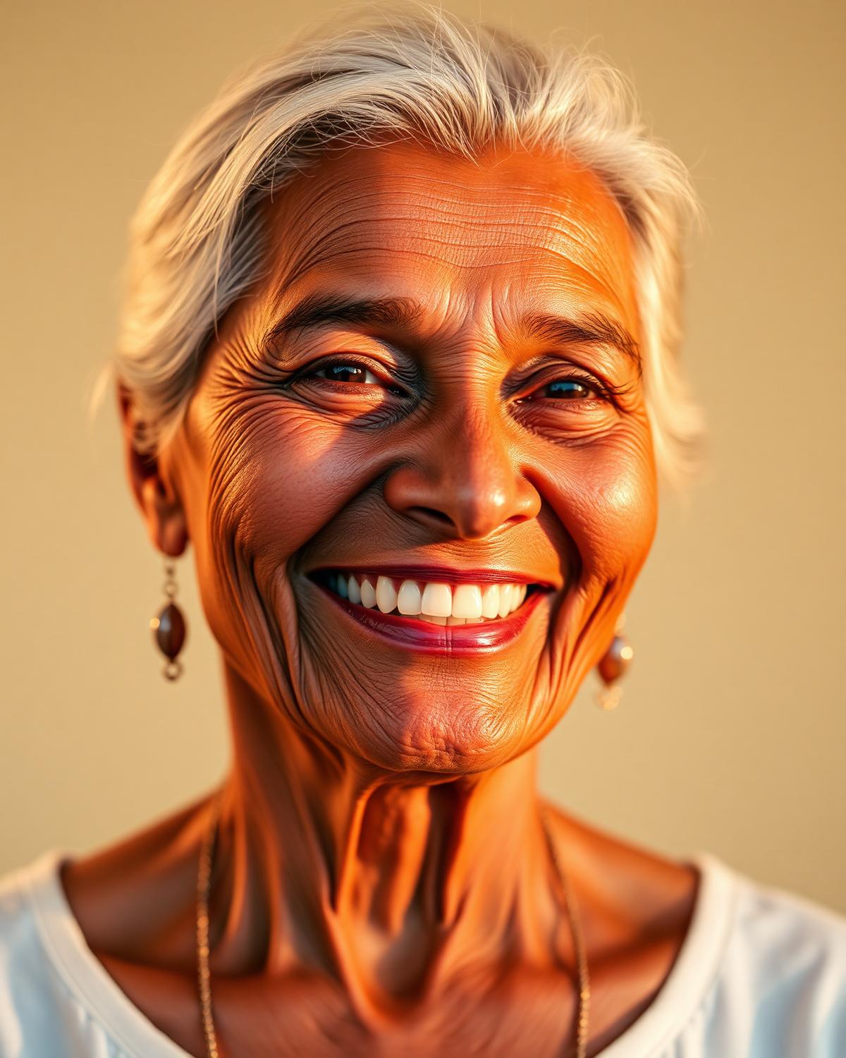 Real patient smile