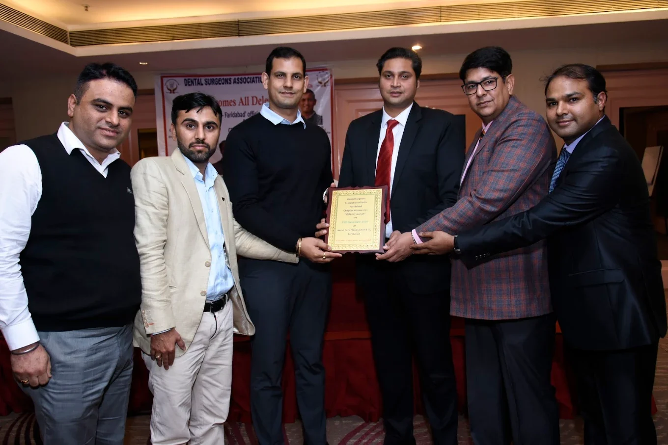 Dental Surgeons Association Faridabad chapter award ceremony